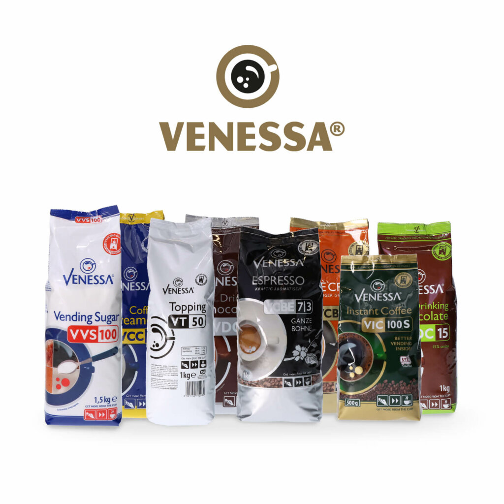 Euroshare Vending Instant Operator Kaffee Kaffeespezialitäten Venessa