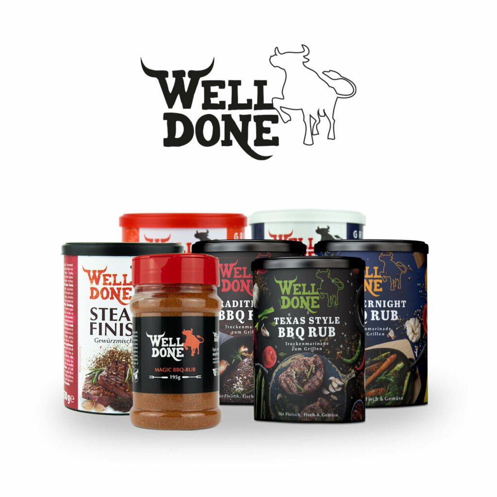 Well Done BBQ Rubs Steak Grillen