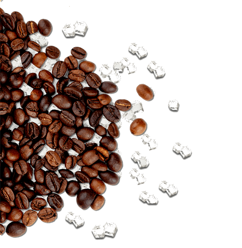 Eiskaffe, Ice Coffee, Kaffeebohnen, Aroma