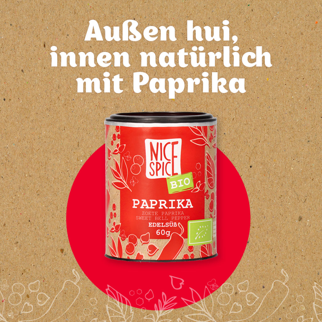 Nice Spice BIO Gewürz Kräuter Paprika edelsüß natürlich